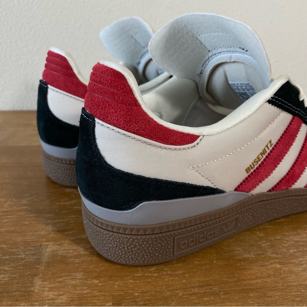 Adidas Busenitz Grey Red Black Suede Skateboarding Shoe - Size 13 - Picture 7 of 13